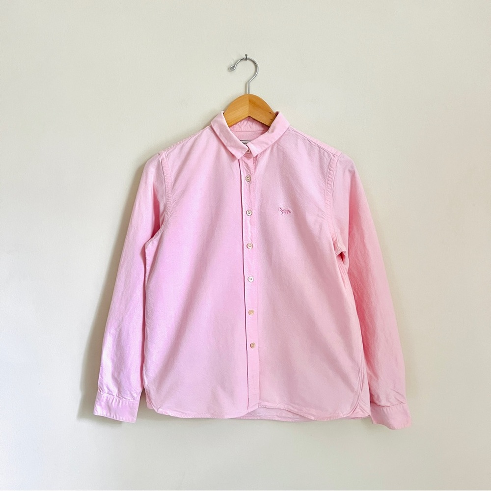Maison Kitsune Pink Cotton Shirt